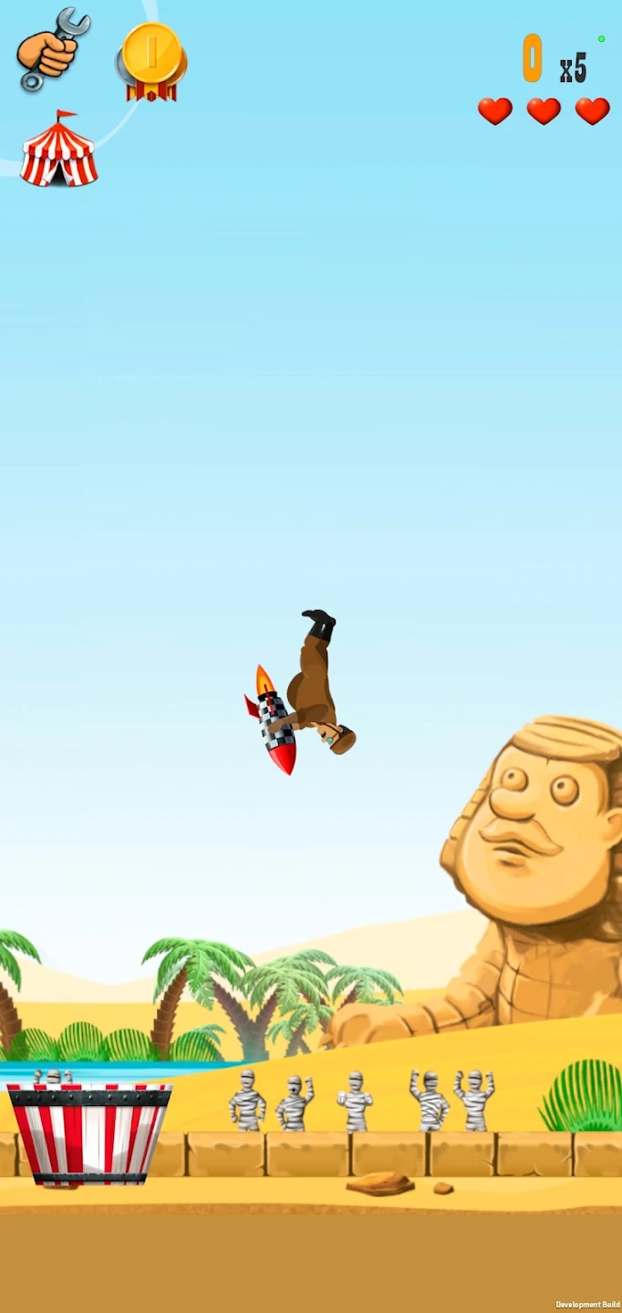 High Diver gameplay inside a phone.